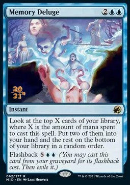 Memory Deluge (V.1)⁣ - Innistrad: Midnight Hunt: Promos⁣ (Rare)⁣ [62]