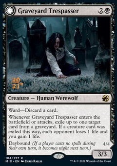 Graveyard Trespasser // Graveyard Glutton⁣ - Innistrad: Midnight Hunt: Promos⁣ (Rare)⁣ [104]
