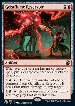 Geistflame Reservoir (V.1)⁣ - Innistrad: Midnight Hunt: Promos⁣ (Rare)⁣ [142]