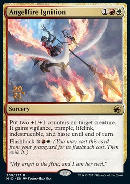 Angelfire Ignition (V.1)⁣ - Innistrad: Midnight Hunt: Promos⁣ (Rare)⁣ [209]