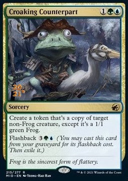 Croaking Counterpart (V.1)⁣ - Innistrad: Midnight Hunt: Promos⁣ (Rare)⁣ [215]