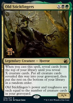 Old Stickfingers (V.1)⁣ - Innistrad: Midnight Hunt: Promos⁣ (Rare)⁣ [234]