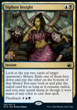 Siphon Insight (V.1)⁣ - Innistrad: Midnight Hunt: Promos⁣ (Rare)⁣ [241]