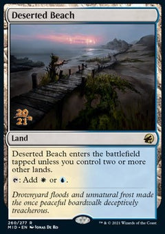 Deserted Beach (V.1)⁣ - Innistrad: Midnight Hunt: Promos⁣ (Rare)⁣ [260]