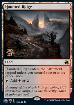 Haunted Ridge (V.1)⁣ - Innistrad: Midnight Hunt: Promos⁣ (Rare)⁣ [263]