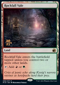 Rockfall Vale (V.1)⁣ - Innistrad: Midnight Hunt: Promos⁣ (Rare)⁣ [266]
