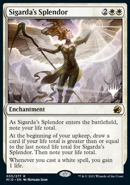 Sigarda's Splendor (V.2)⁣ - Innistrad: Midnight Hunt: Promos⁣ (Rare)⁣ [33]