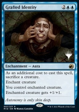 Grafted Identity (V.2)⁣ - Innistrad: Midnight Hunt: Promos⁣ (Rare)⁣ [57]