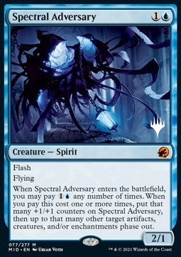 Spectral Adversary (V.2)⁣ - Innistrad: Midnight Hunt: Promos⁣ (Mythic)⁣ [77]