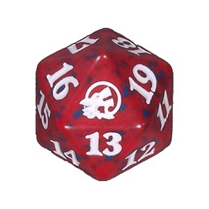 Innistrad: Midnight Hunt: D20 Die (Red)⁣ - Innistrad: Midnight Hunt
