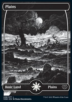 Plains (V.1)⁣ - Innistrad: Crimson Vow⁣ (Land)⁣ [268]