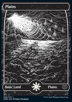 Plains (V.2)⁣ - Innistrad: Crimson Vow⁣ (Land)⁣ [269]