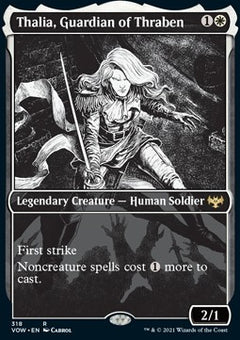 Thalia, Guardian of Thraben (V.1)⁣ - Innistrad: Crimson Vow: Extras⁣ (Rare)⁣ [318]