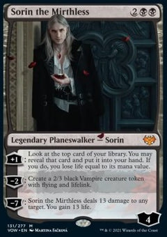 Sorin the Mirthless⁣ - Innistrad: Crimson Vow⁣ (Mythic)⁣ [131]