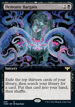 Demonic Bargain⁣ - Innistrad: Crimson Vow: Extras⁣ (Rare)⁣ [368]