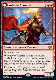 Volatile Arsonist // Dire-Strain Anarchist⁣ - Innistrad: Crimson Vow⁣ (Mythic)⁣ [181]