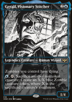 Geralf, Visionary Stitcher⁣ - Innistrad: Crimson Vow: Extras⁣ (Rare)⁣ [319]
