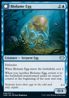 Biolume Egg // Biolume Serpent⁣ - Innistrad: Crimson Vow⁣ (Uncommon)⁣ [49]