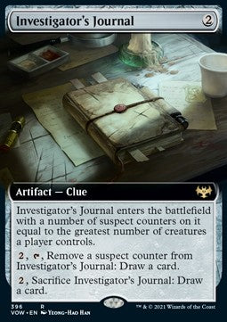 Investigator's Journal (V.2)⁣ - Innistrad: Crimson Vow: Extras⁣ (Rare)⁣ [396]