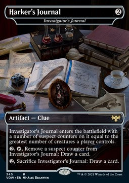 Investigator's Journal (V.1)⁣ - Innistrad: Crimson Vow: Extras⁣ (Rare)⁣ [345]