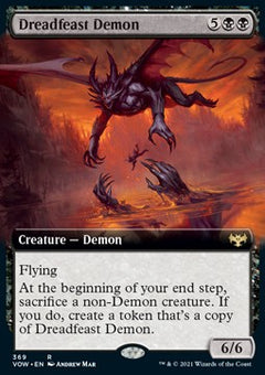 Dreadfeast Demon⁣ - Innistrad: Crimson Vow: Extras⁣ (Rare)⁣ [369]