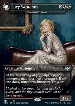 Innocent Traveler // Malicious Invader (V.2)⁣ - Innistrad: Crimson Vow: Extras⁣ (Uncommon)⁣ [336]