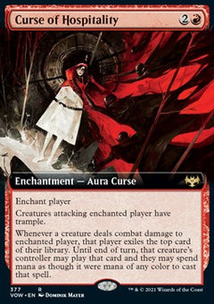 Curse of Hospitality⁣ - Innistrad: Crimson Vow: Extras⁣ (Rare)⁣ [377]