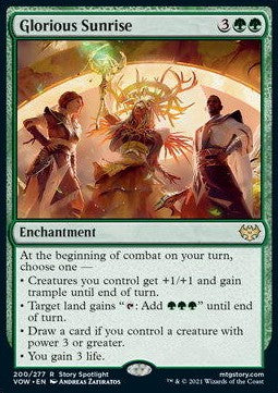 Glorious Sunrise⁣ - Innistrad: Crimson Vow⁣ (Rare)⁣ [200]