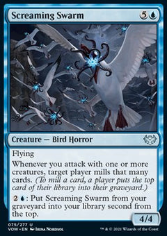 Screaming Swarm⁣ - Innistrad: Crimson Vow⁣ (Uncommon)⁣ [75]