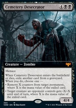 Cemetery Desecrator⁣ - Innistrad: Crimson Vow: Extras⁣ (Mythic)⁣ [366]