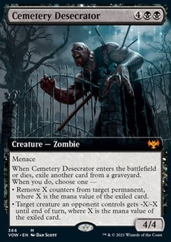 Cemetery Desecrator⁣ - Innistrad: Crimson Vow: Extras⁣ (Mythic)⁣ [366]
