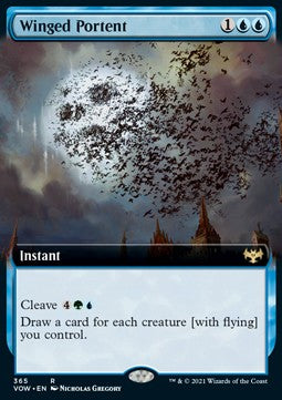 Winged Portent⁣ - Innistrad: Crimson Vow: Extras⁣ (Rare)⁣ [365]