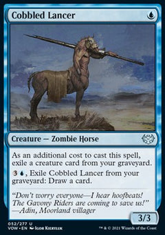 Cobbled Lancer⁣ - Innistrad: Crimson Vow⁣ (Uncommon)⁣ [52]