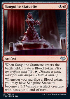 Sanguine Statuette⁣ - Innistrad: Crimson Vow⁣ (Uncommon)⁣ [177]