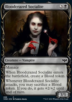 Bloodcrazed Socialite⁣ - Innistrad: Crimson Vow: Extras⁣ (Common)⁣ [288]