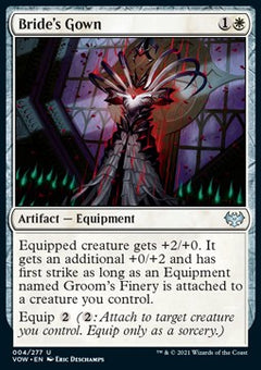 Bride's Gown⁣ - Innistrad: Crimson Vow⁣ (Uncommon)⁣ [4]