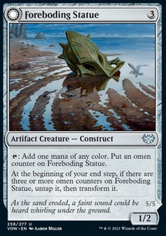 Foreboding Statue // Forsaken Thresher⁣ - Innistrad: Crimson Vow⁣ (Uncommon)⁣ [256]