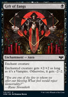 Gift of Fangs⁣ - Innistrad: Crimson Vow⁣ (Common)⁣ [113]