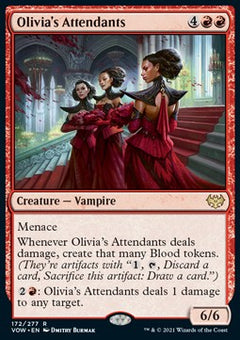 Olivia's Attendants⁣ - Innistrad: Crimson Vow⁣ (Rare)⁣ [172]