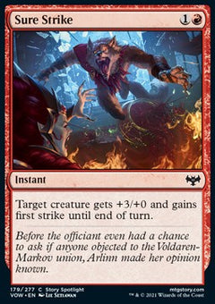 Sure Strike⁣ - Innistrad: Crimson Vow⁣ (Common)⁣ [179]