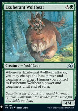 Exuberant Wolfbear⁣ - The List⁣ (Uncommon)⁣ [151]