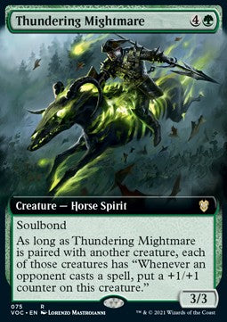 Thundering Mightmare (V.2)⁣ - Commander: Innistrad: Crimson Vow⁣ (Rare)⁣ [75]
