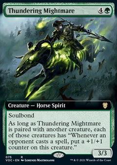 Thundering Mightmare (V.2)⁣ - Commander: Innistrad: Crimson Vow⁣ (Rare)⁣ [75]