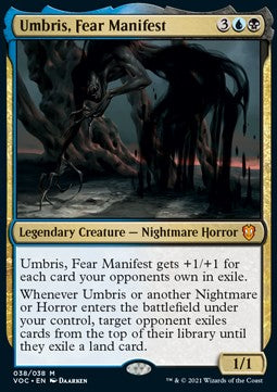 Umbris, Fear Manifest (V.1)⁣ - Commander: Innistrad: Crimson Vow⁣ (Mythic)⁣ [38]