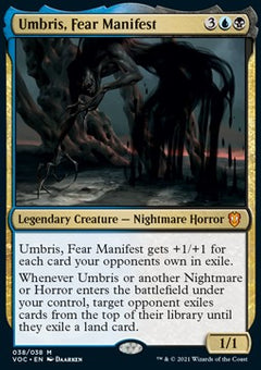 Umbris, Fear Manifest (V.1)⁣ - Commander: Innistrad: Crimson Vow⁣ (Mythic)⁣ [38]