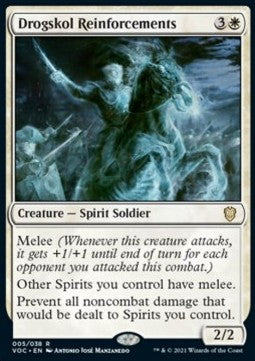 Drogskol Reinforcements (V.1)⁣ - Commander: Innistrad: Crimson Vow⁣ (Rare)⁣ [5]