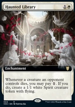 Haunted Library (V.2)⁣ - Commander: Innistrad: Crimson Vow⁣ (Rare)⁣ [44]