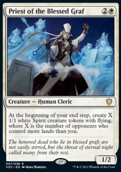 Priest of the Blessed Graf (V.1)⁣ - Commander: Innistrad: Crimson Vow⁣ (Rare)⁣ [7]
