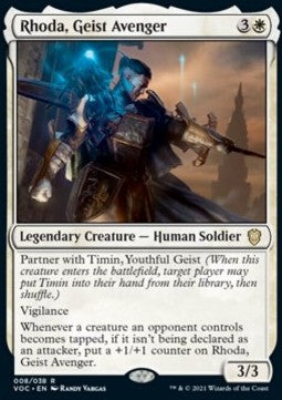 Rhoda, Geist Avenger (V.1)⁣ - Commander: Innistrad: Crimson Vow⁣ (Rare)⁣ [8]