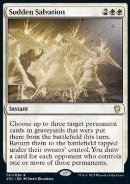 Sudden Salvation (V.1)⁣ - Commander: Innistrad: Crimson Vow⁣ (Rare)⁣ [10]